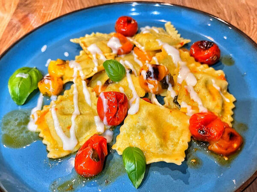 Agnolotti Ravioli mit Ricotta-Spinat Füllung Rezept