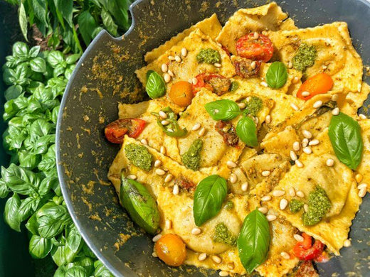 Rezept: Mediterraner Nudelsalat mit frischer Pasta