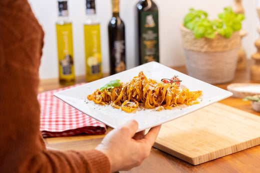 Rezept Pasta Nduja Calabrese mit frischen Fettuccine