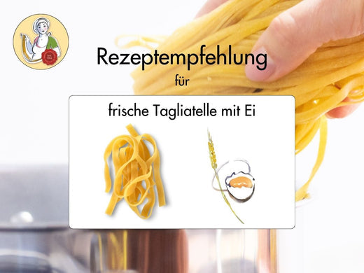 Rezept für frische Tagliatelle Caprese