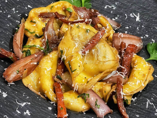 Tortellacci gefüllt mit Wildschwein alla Modenese