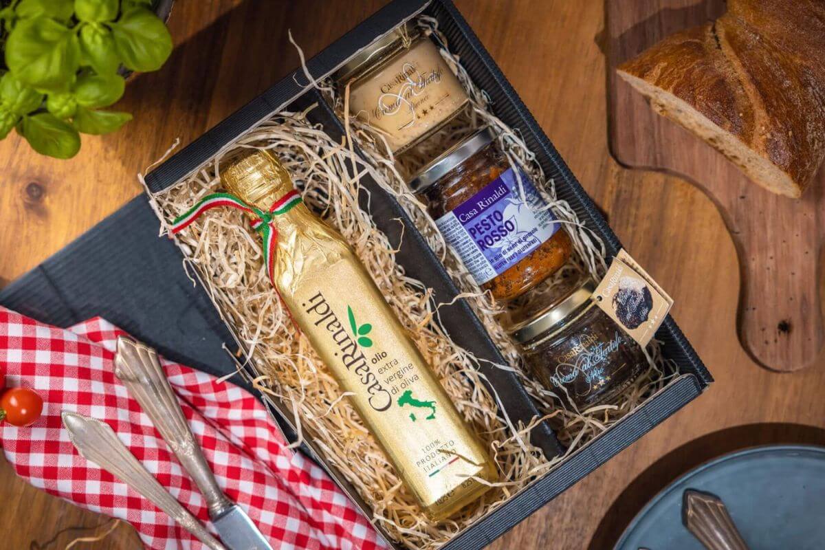 Genuss-Boxen im Geschenkkarton