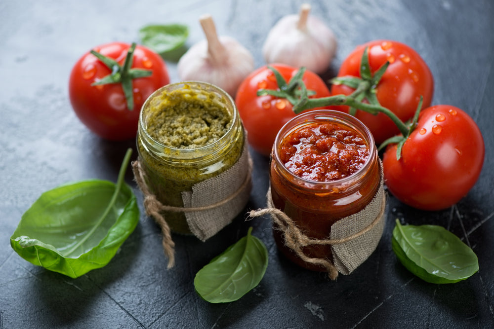 Pastasossen und Pesto bei Pastamanufaktur Zia Pina