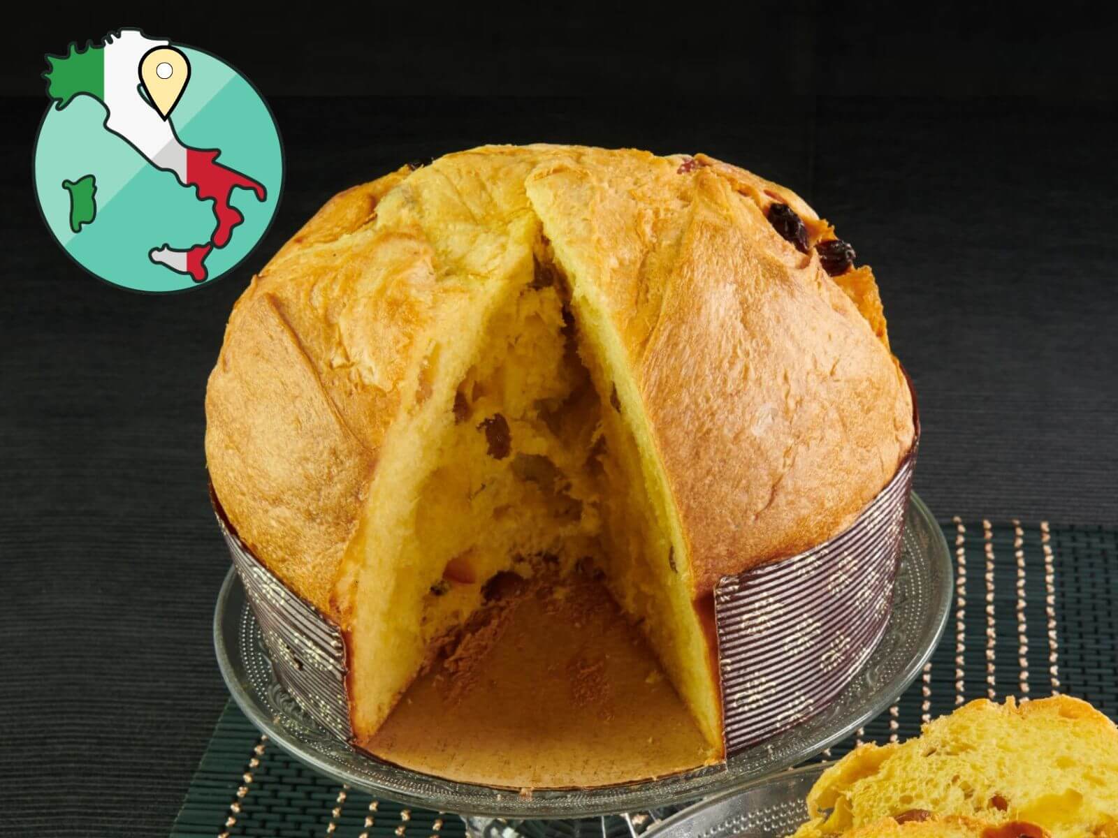 Panettone "Classico", handgemacht, mit kandierten Orangen & Sultaninen Panettone "Classico", handgemacht, mit kandierten Orangen & Sultaninen