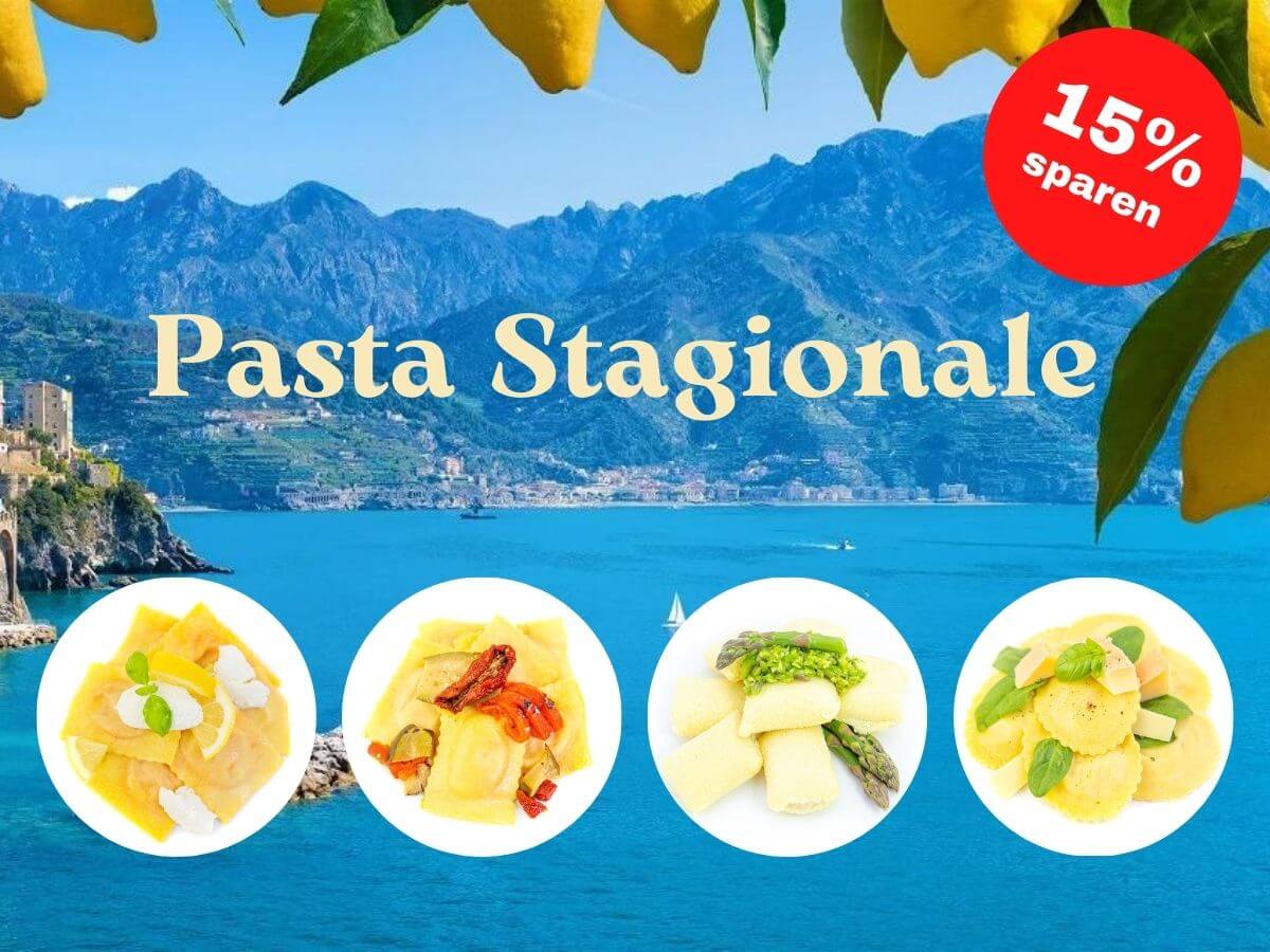 "Pasta Stagionale" - 4x 500g Saison-Pasta probieren!