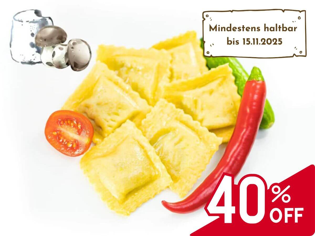 Agnolotti mit Champignon- & Mascarpone-Füllung, 500g