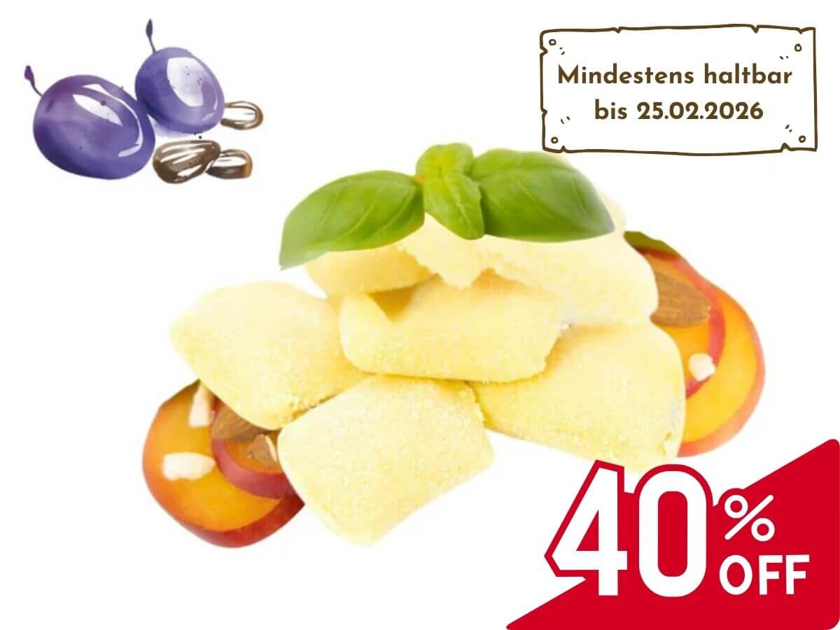 Gnocchi mit Pflaumen- & Mandel-Füllung, 500g