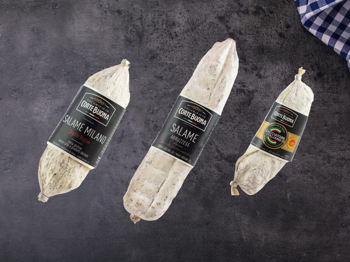 Sparset “Tris di Salumi” - 3 Sorten italienische Salami