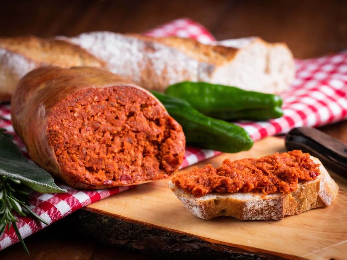 Nduja - Streichsalami aus Kalabrien