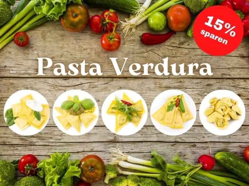 Pasta Probierbox vegetarisch