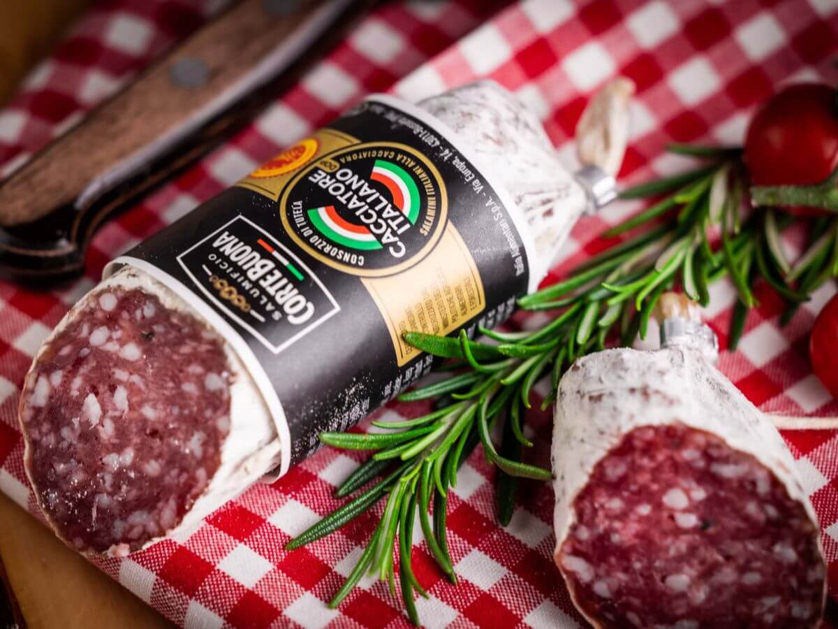 Salami Cacciatori, milde italienische Salami, mind. 160g
