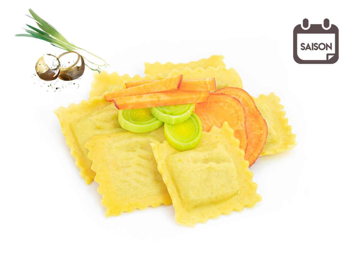Agnolotti mit Süßkartoffel & Lauch-Füllung