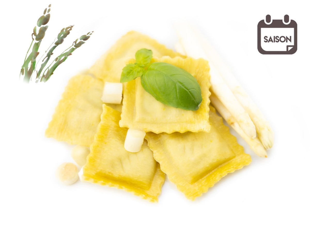 Agnolotti mit Spargel-Füllung