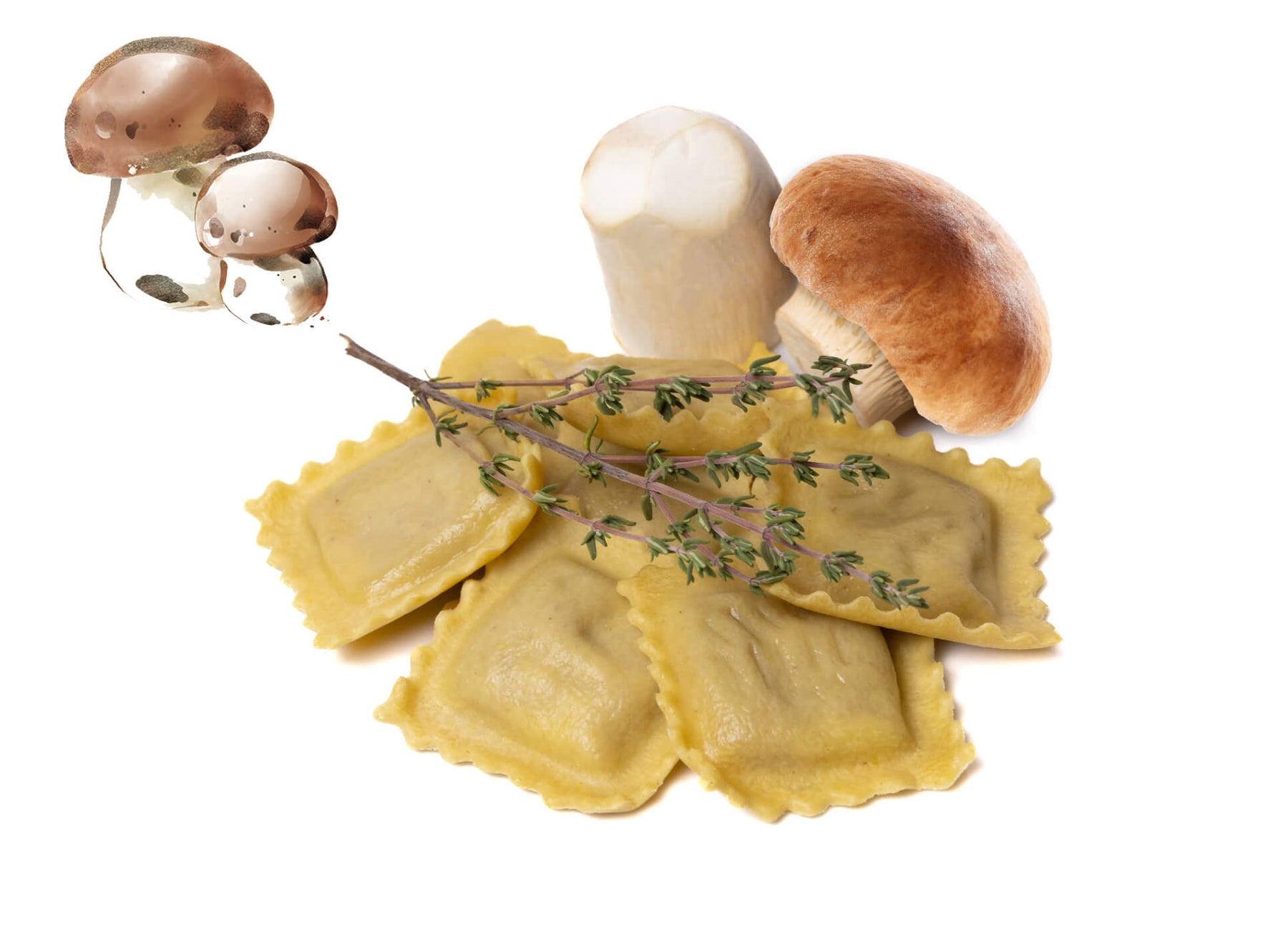 Agnolotti mit Steinpilz-Füllung