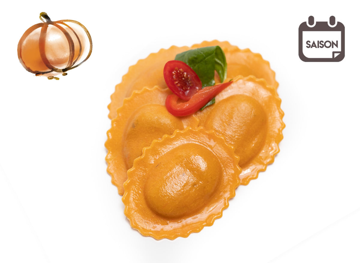 Medaglioni mit Muskat-Kürbis-Füllung