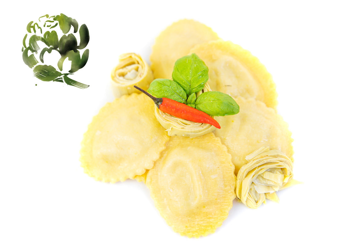 Medaglioni mit Artischocken-Füllung