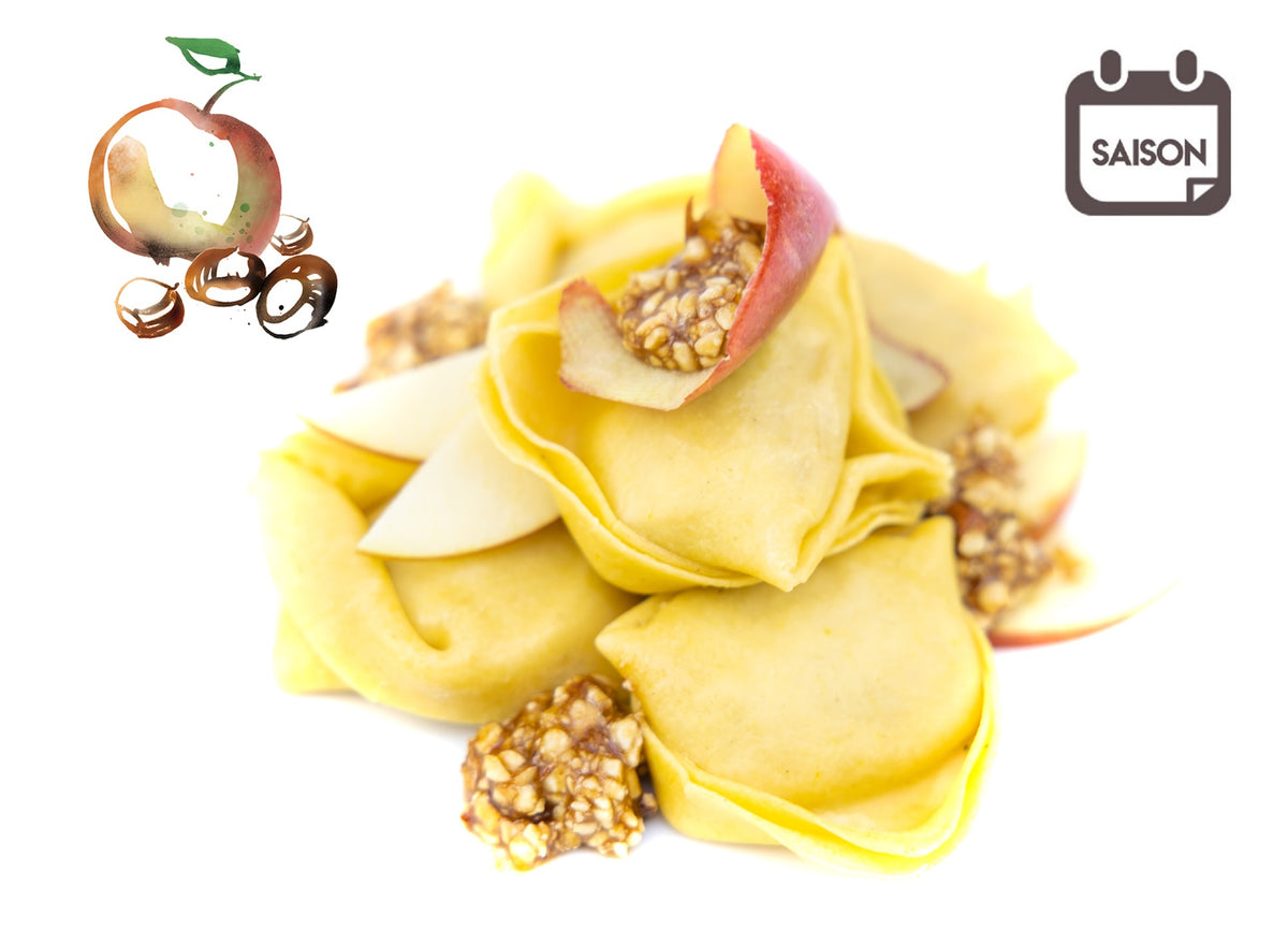 Tortellacci mit Kastanien & Winterapfel-Füllung
