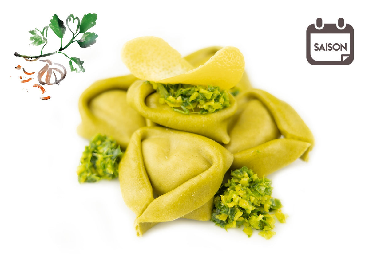 Tortellacci mit Petersilienpesto (Gremolata), 500g