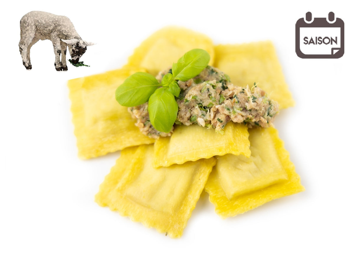 Agnolotti mit geschmortem Lamm & Rosmarin, 500g