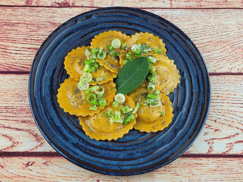 Medaglioni mit Kürbis-Füllung, 500g