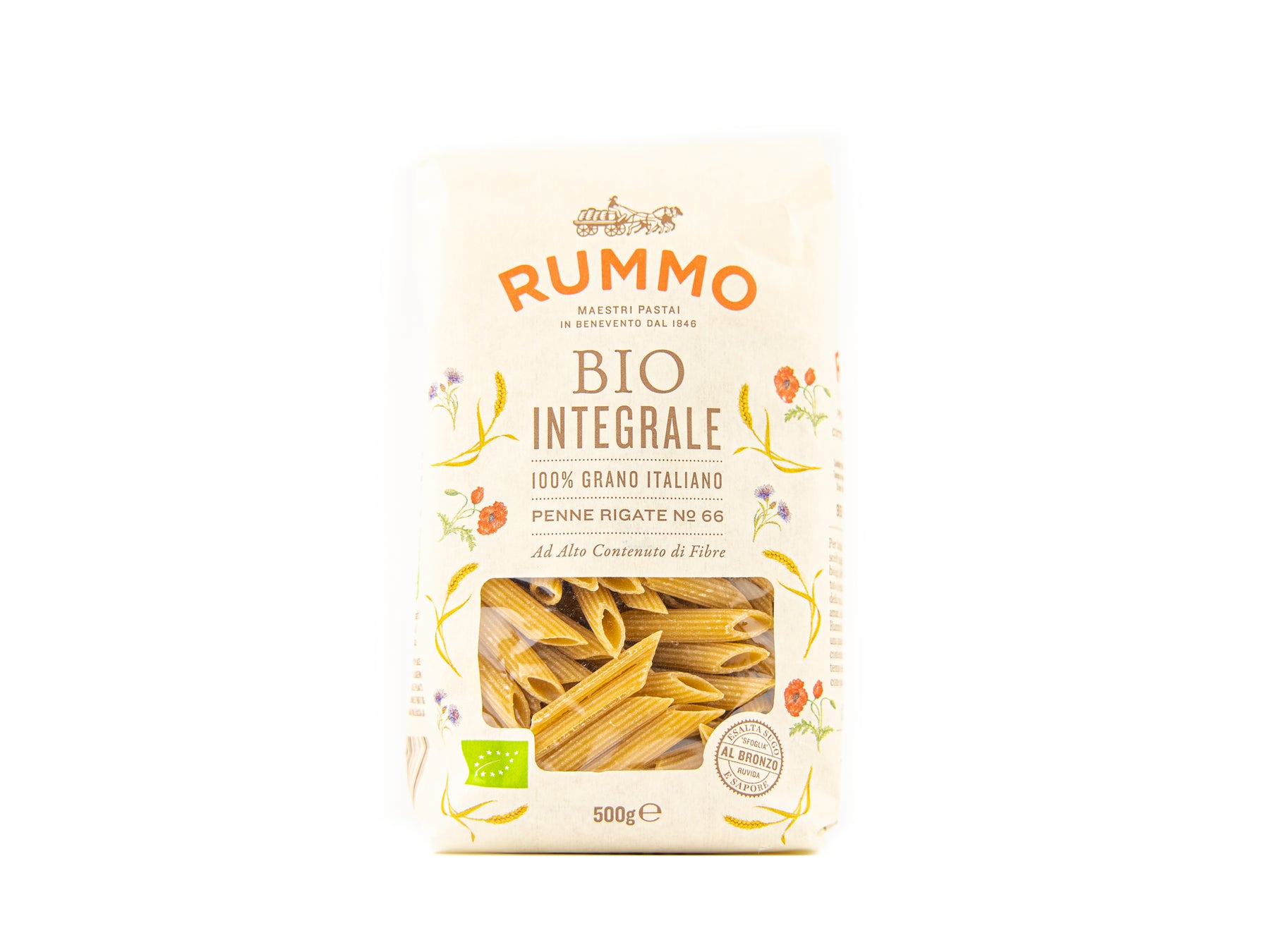 Rummo BIO INTEGRALE, Penne Rigate N°66