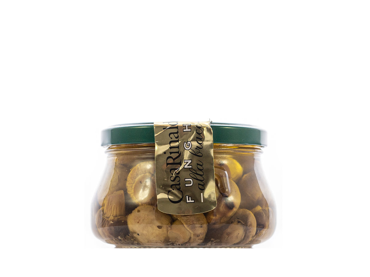 Funghi alla Brace - gegrillte Pilze in Öl, 320g (Casa Rinaldi)