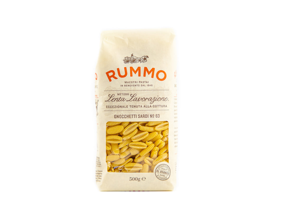 Rummo Gnocchetti Sardi N°63, Hartweizengrießnudeln vegan