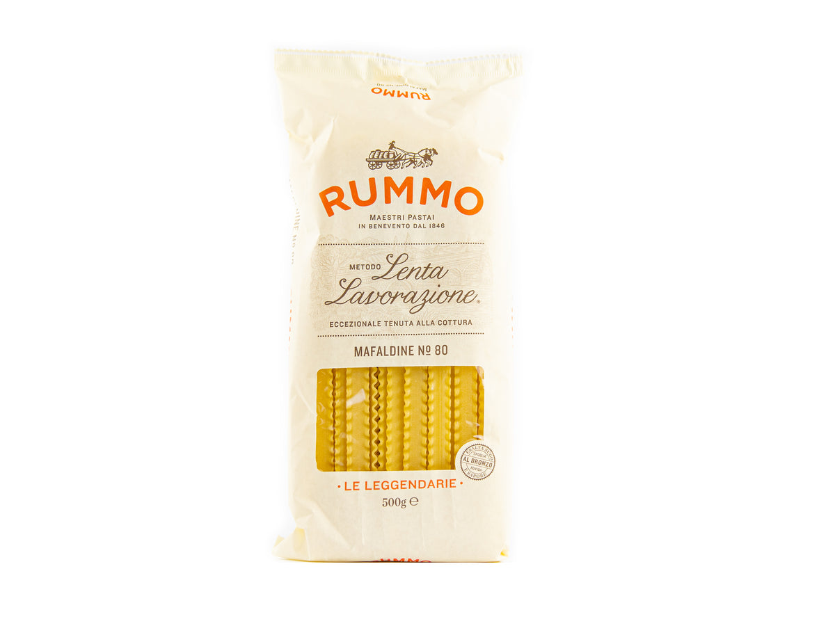 Rummo Mafaldine N°80, Hartweizengrießnudeln vegan