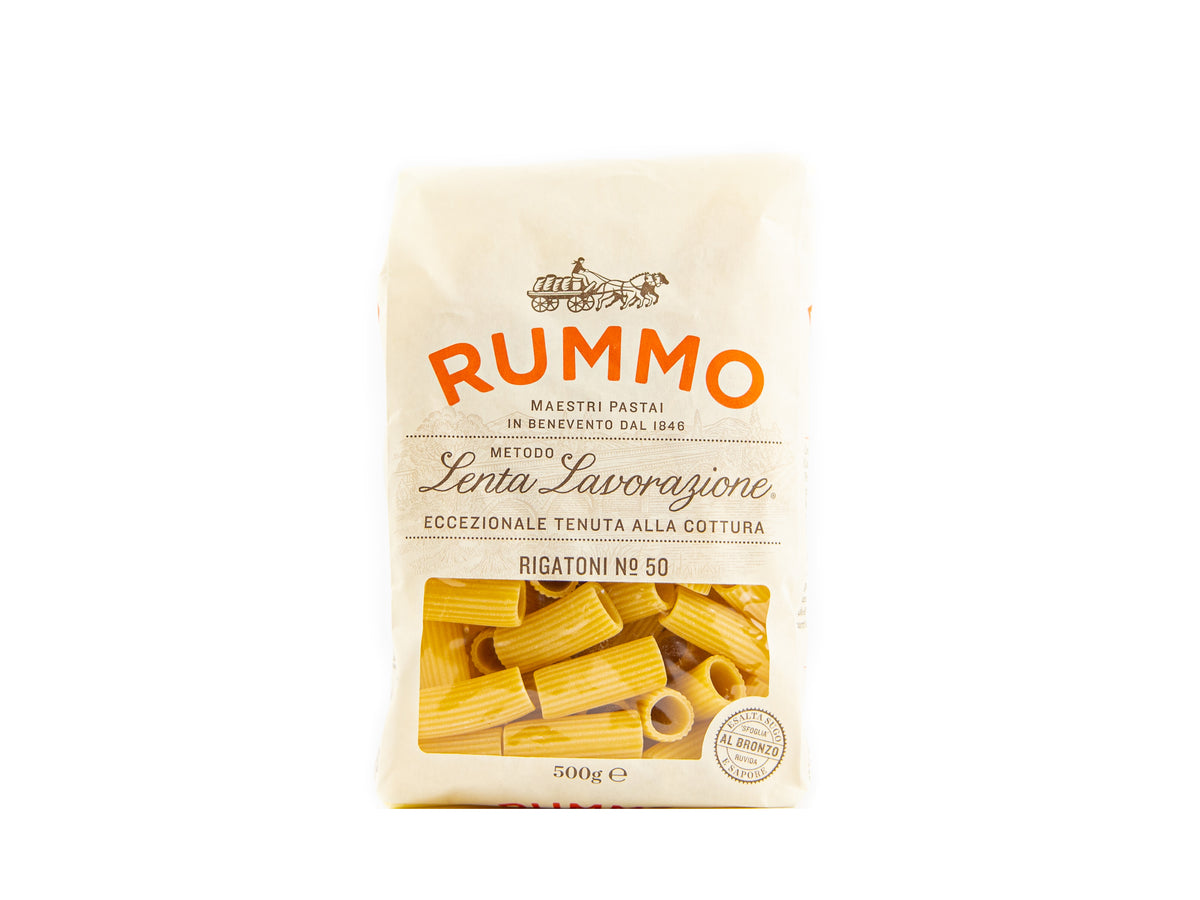 Rummo Rigatoni N°50, Hartweizengrießnudeln vegan