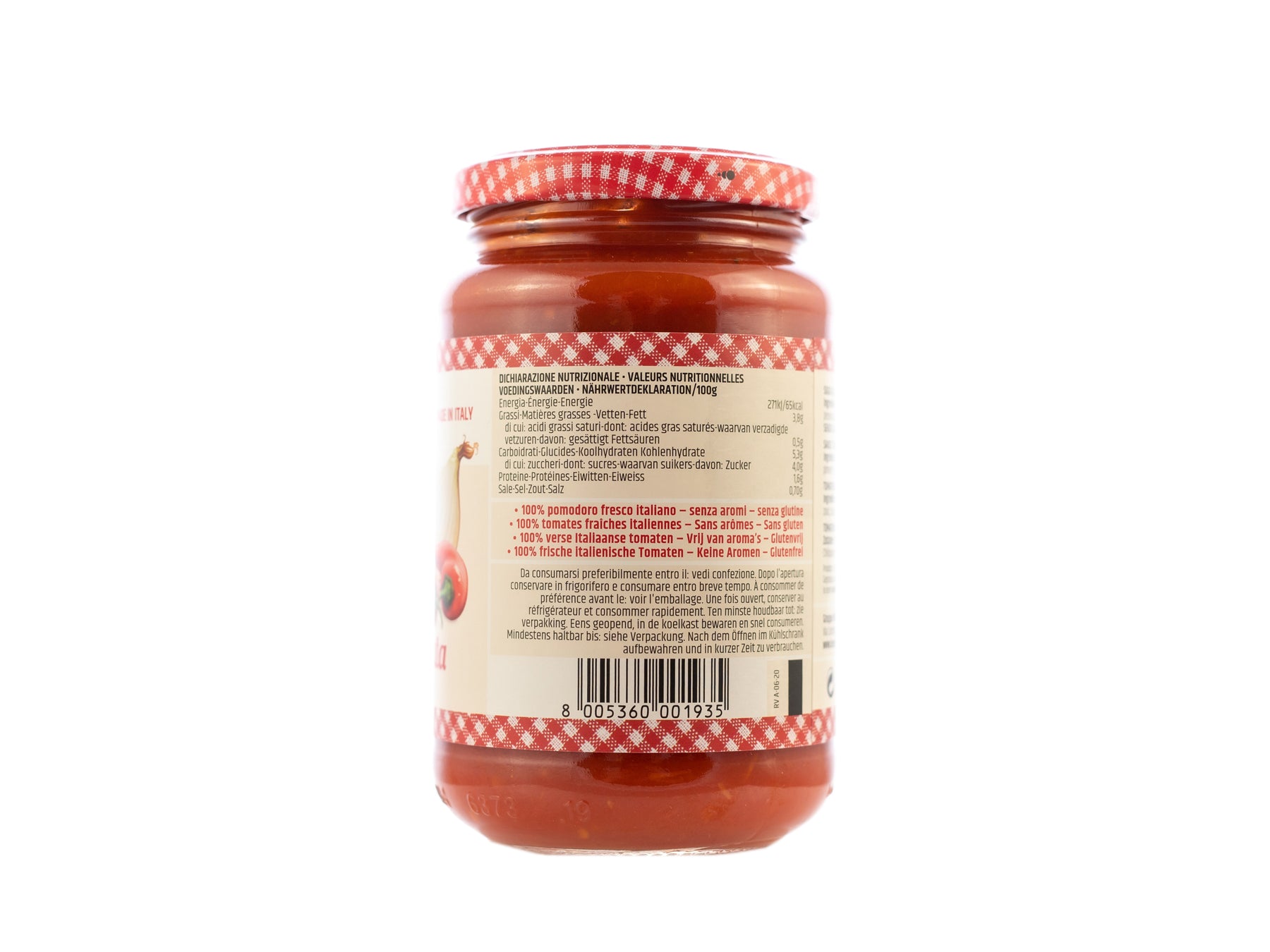 Sugo all' Arrabbiata, 350g (Le Conserve Della Nonna)