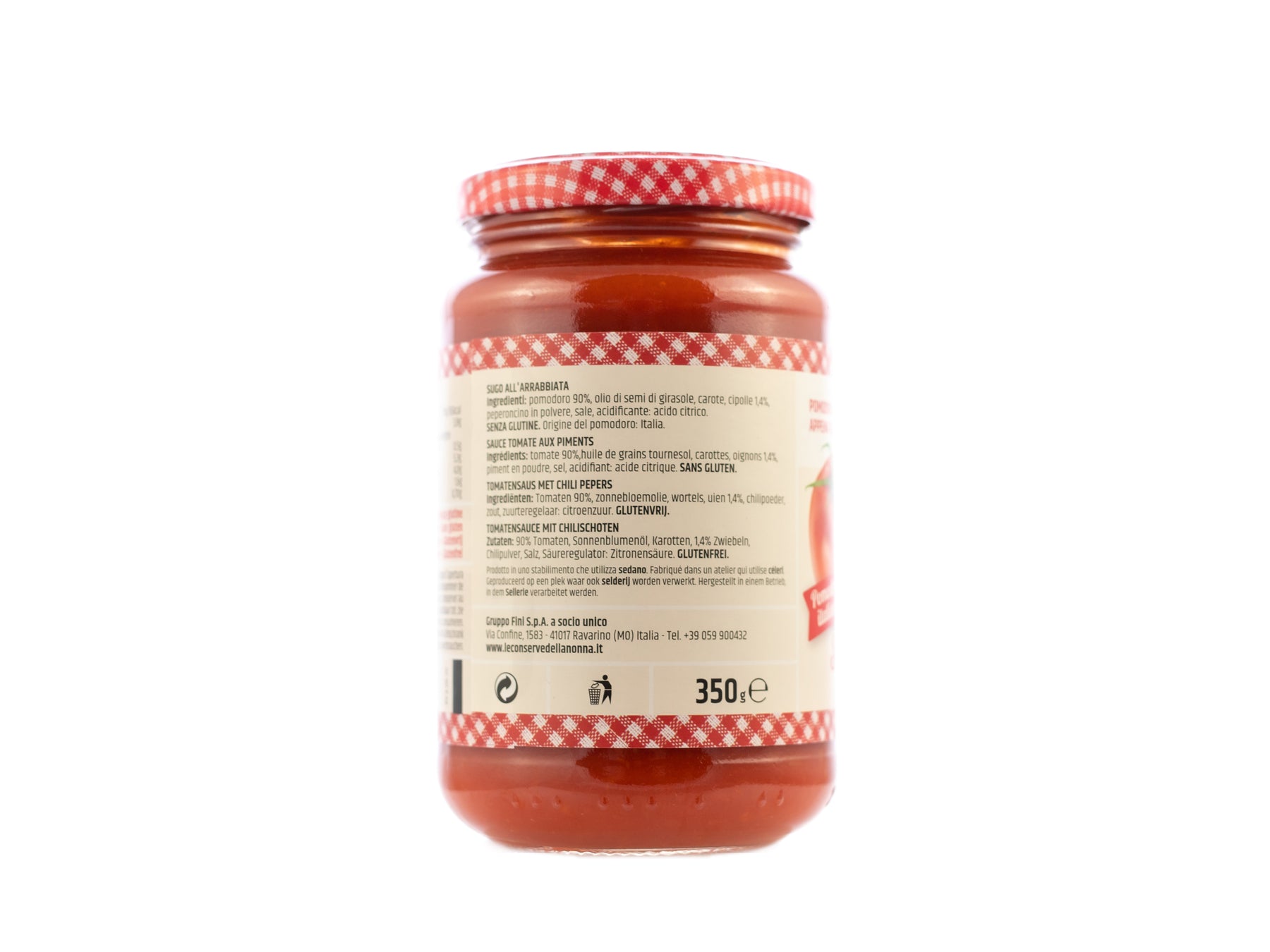 Sugo all' Arrabbiata, 350g (Le Conserve Della Nonna)