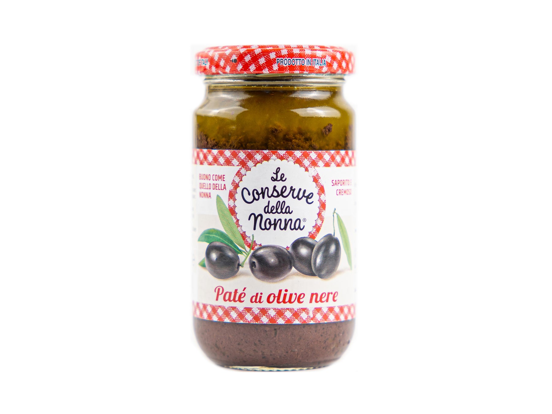 Paté di olive nere - Olivenpaste schwarz, 190g (Le Conserve della Nonna)