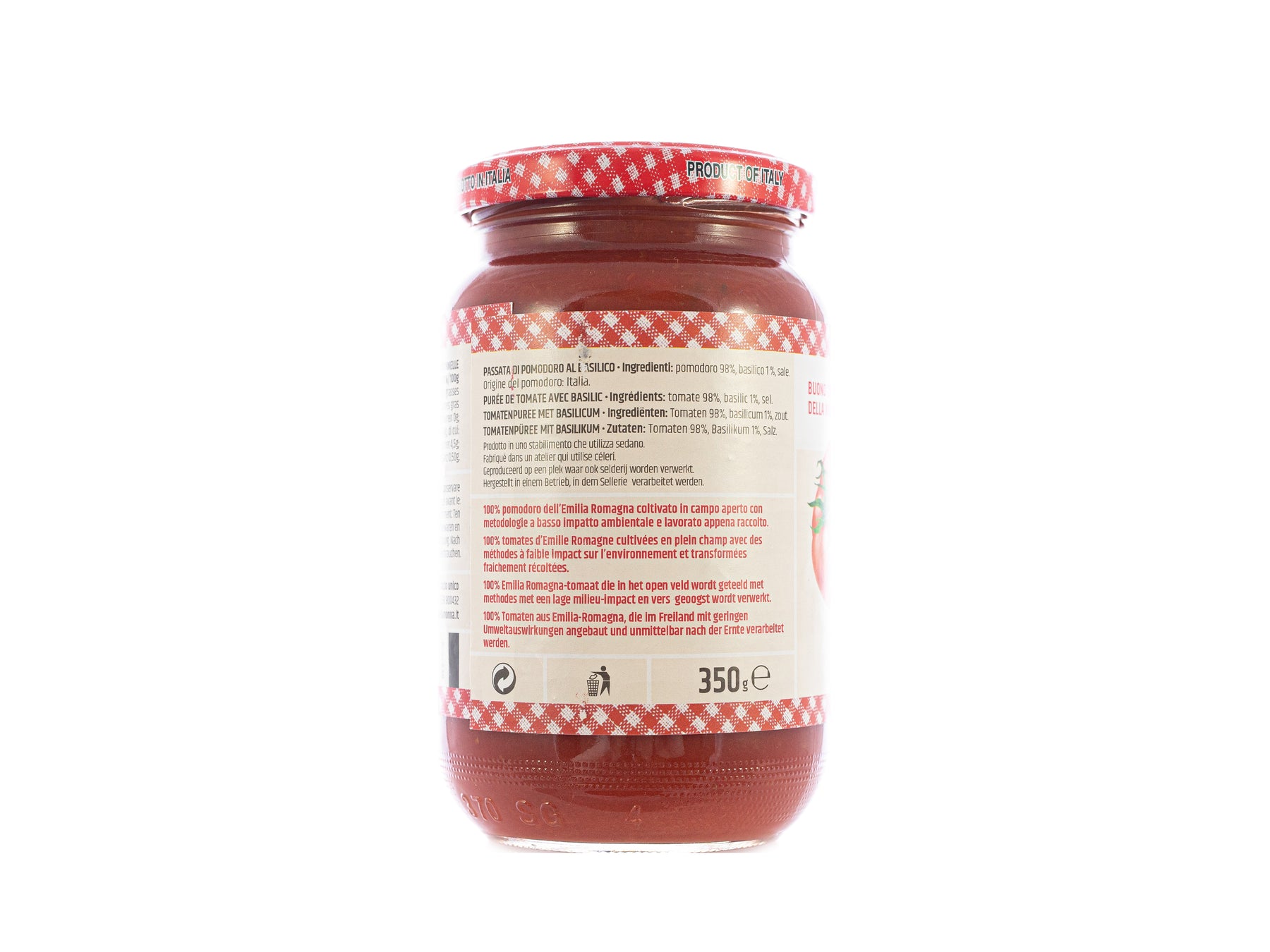 Sugo al Pomodoro e Basilico, 350g (Le Conserve Della Nonna)