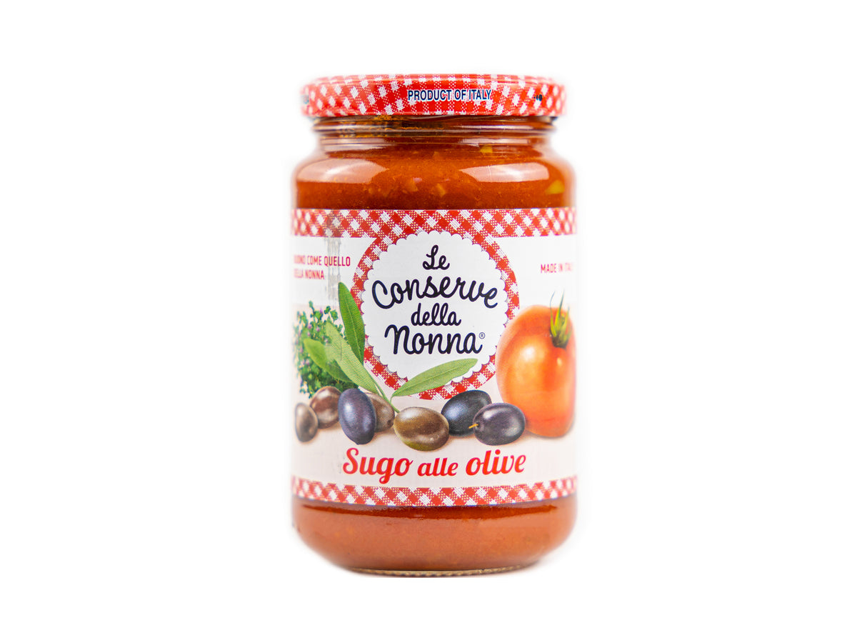 Sugo alle olive - Tomatensauce mit Oliven, 350g (Le Conserve della Nonna)
