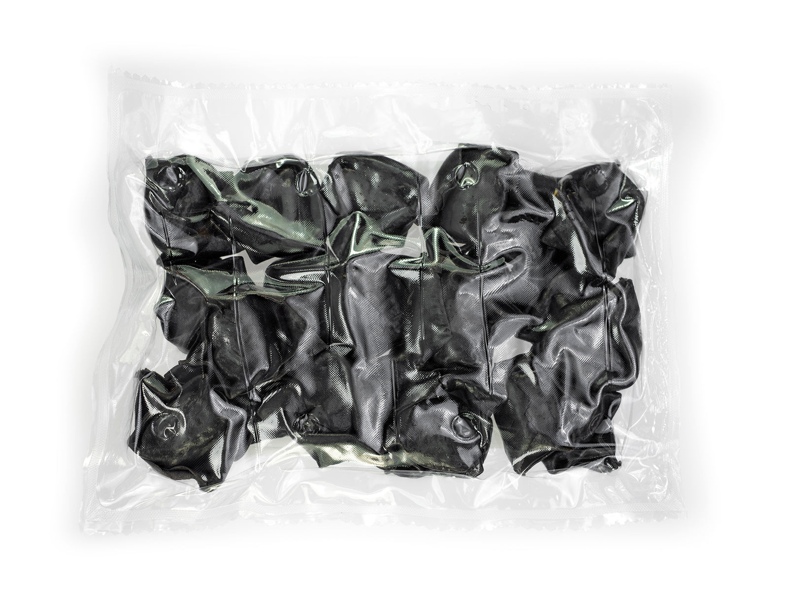 Frische schwarz gelbe Tortellacci aus der Pastamanufaktur Zia Pina in Verpackung