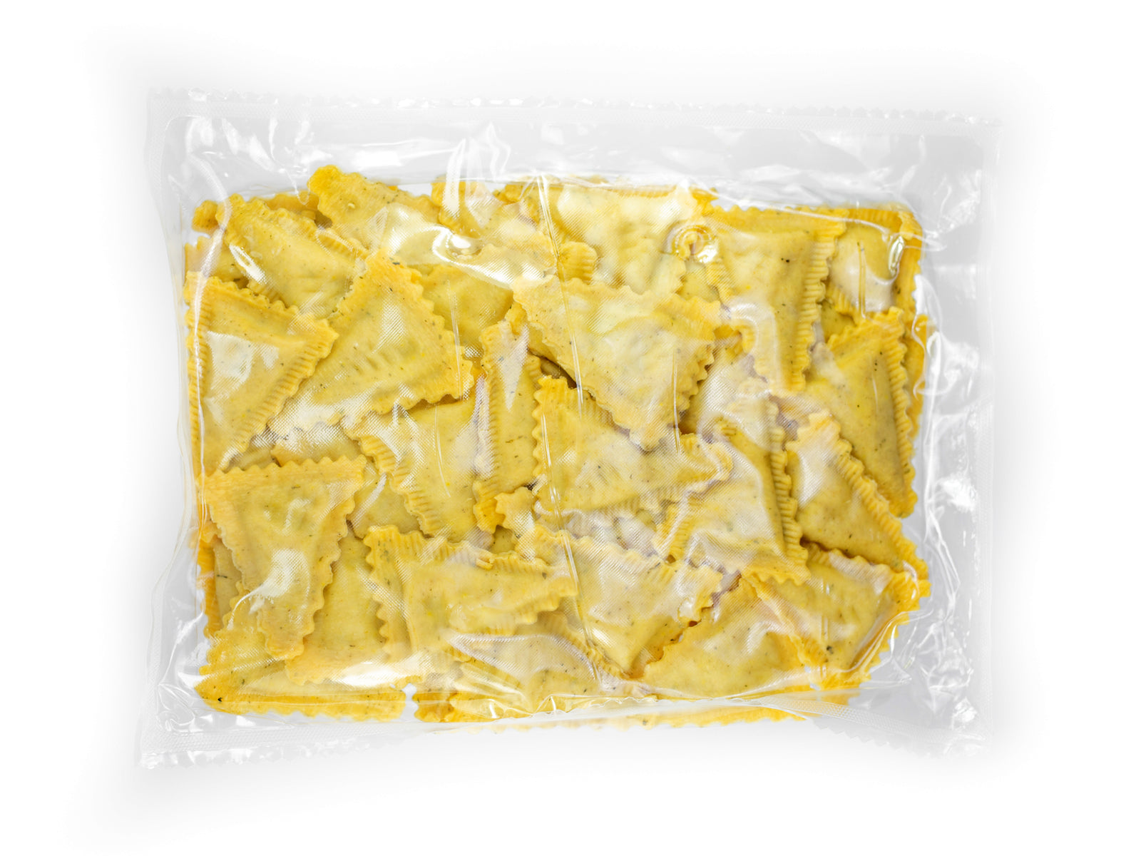 Frische Triangoli aus der Pastamanufaktur Zia Pina in Verpackung