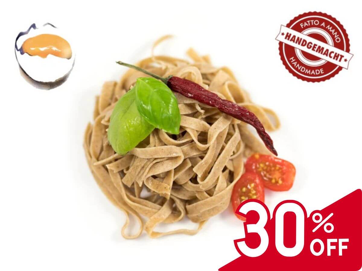 Khorasan Tagliatelle (7 mm) mit Ei, handgemacht, 500g