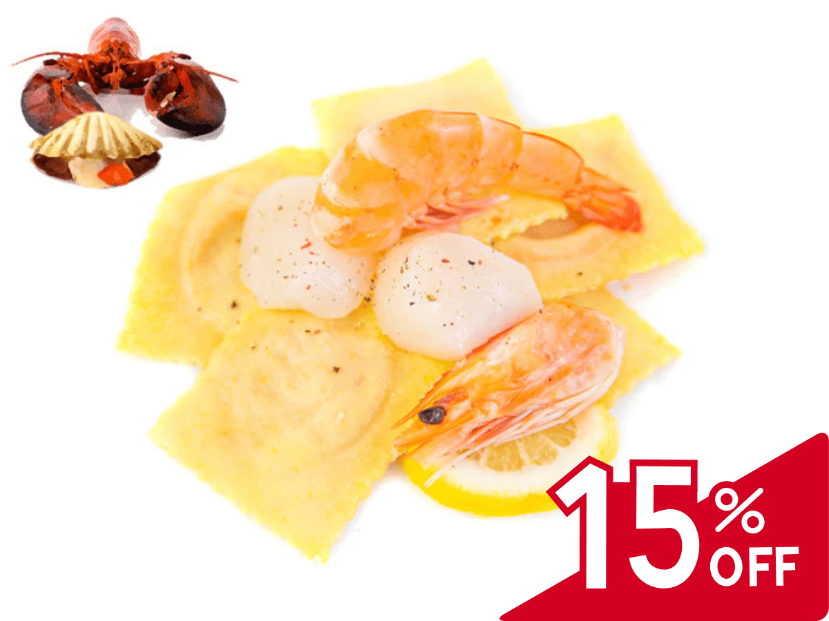 Quadri mit Hummer & Jakobsmuschel-Füllung, 500g