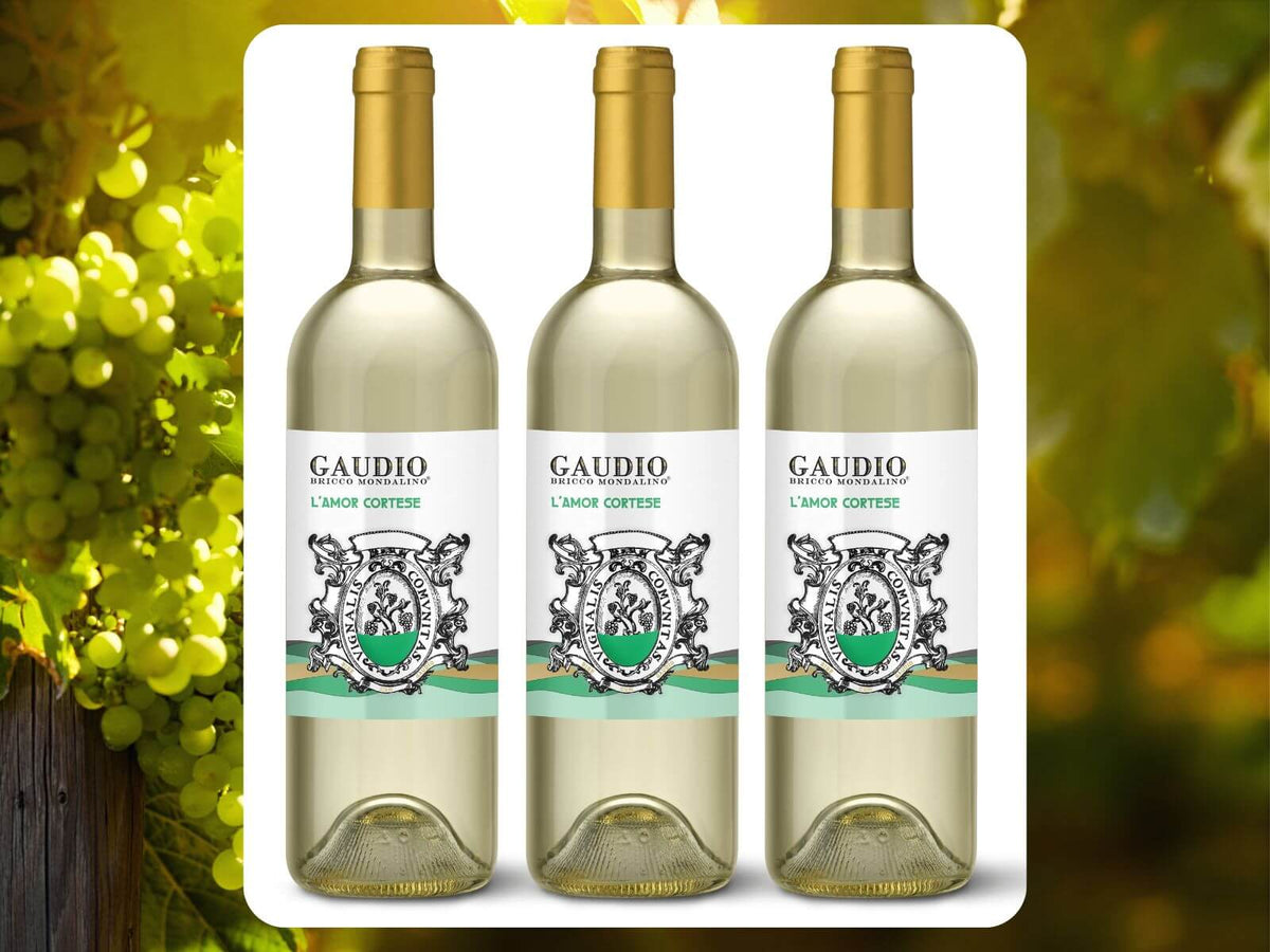 3x Weißwein “L’Amor Cortese” 2024 - Gaudio Bricco Mondalino