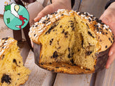 Leckerer Panettone mit feiner Zartbitterschokolade, handgemacht, 500g