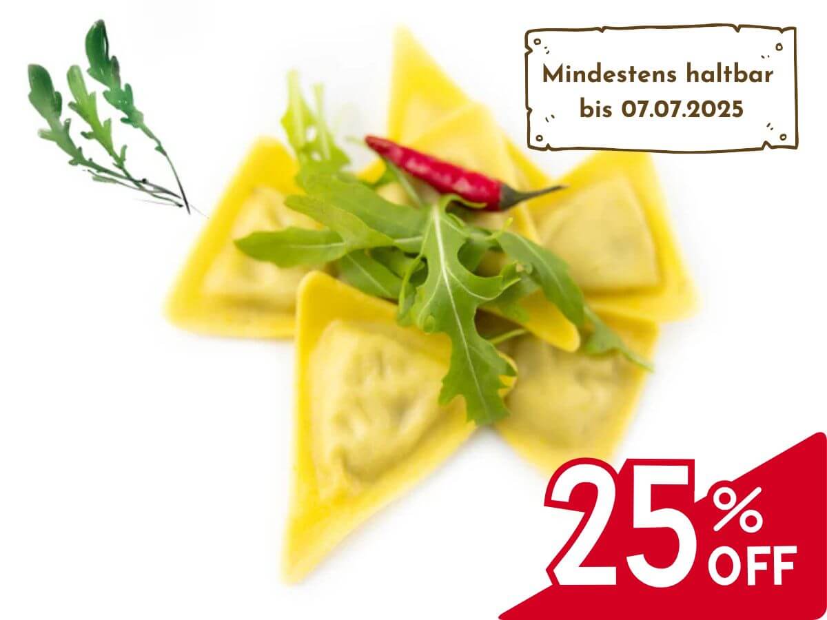 Trigoni mit Rucola-Füllung, 500g