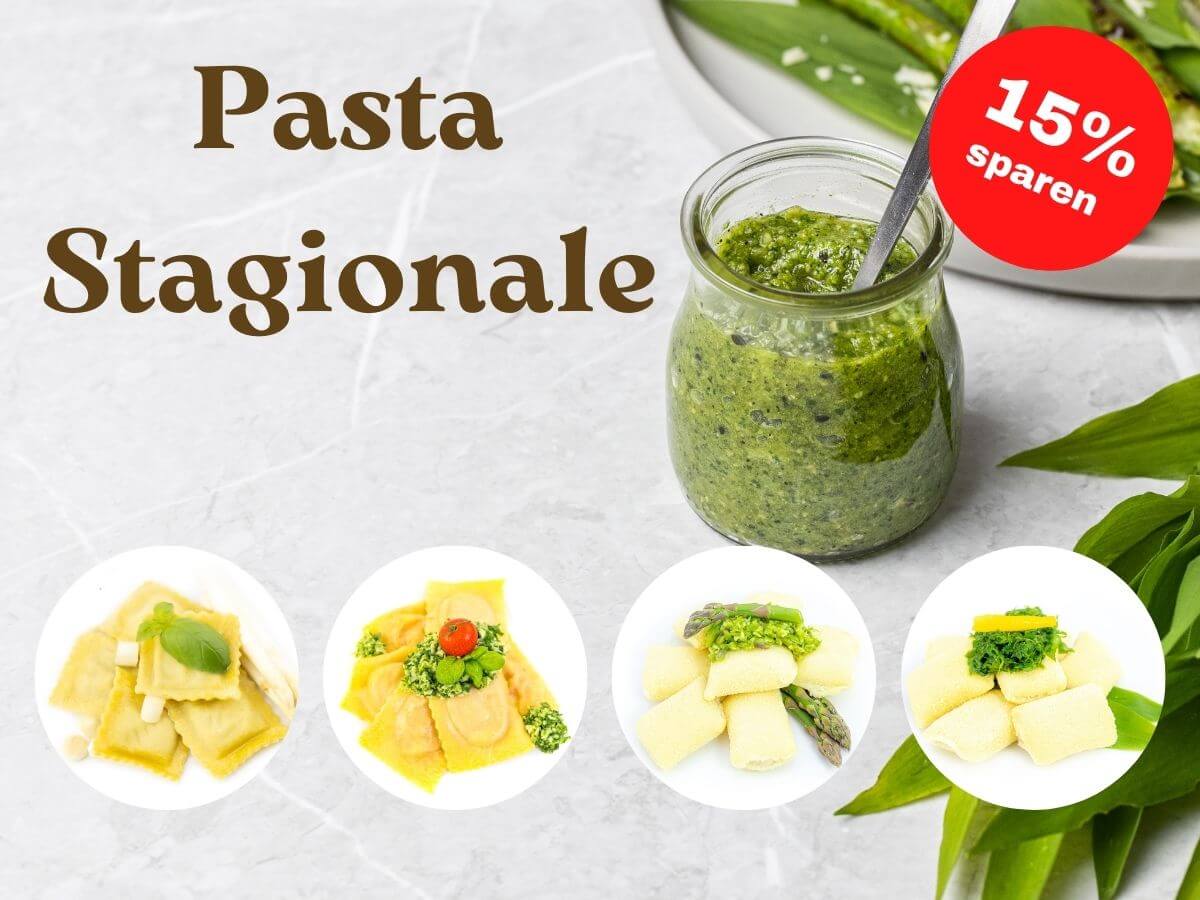 "Pasta Stagionale" - 4x 500g Saison-Pasta probieren!