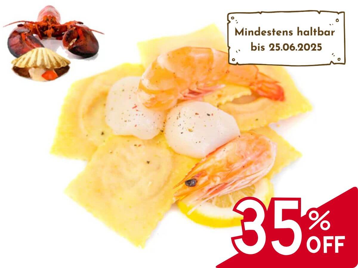 Quadri mit Hummer & Jakobsmuschel-Füllung, 500g