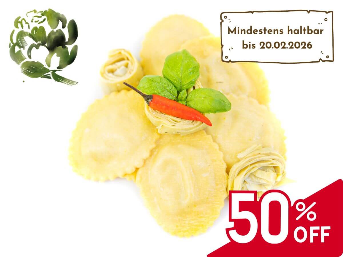 Medaglioni mit Artischocken-Füllung, 500g