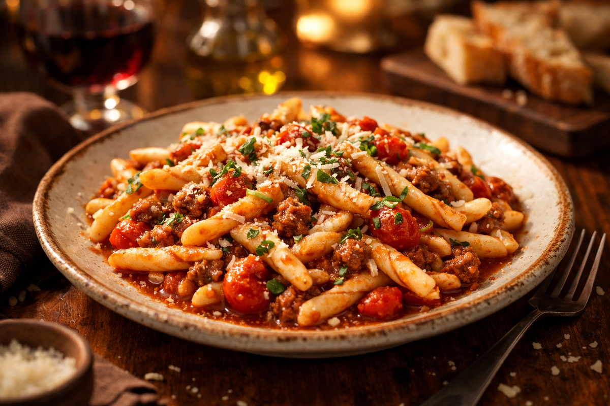 Frische Strozzapreti, ohne Ei (vegan), PASTA PASTA 500g