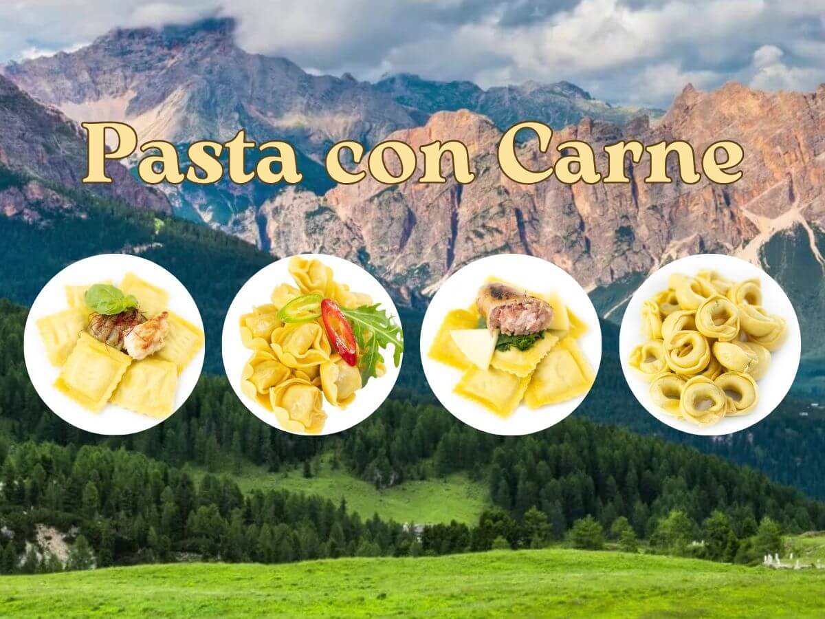 Frische Pasta Probierbox mit Fleisch-Füllung, 4 Sorten