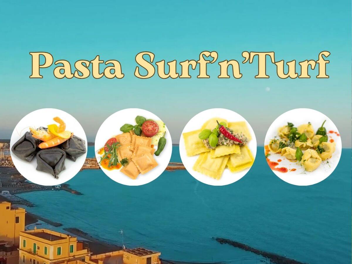 Frische Pasta Probierbox Surf'n'Turf, 4 Sorten