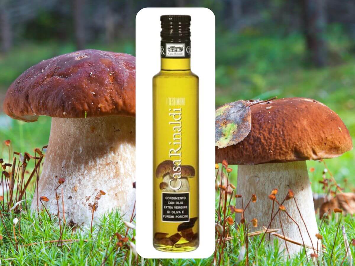 Olivenöl aromatisiert mit Steinpilz