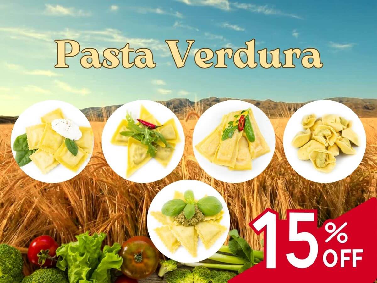Pasta Probierbox vegetarisch