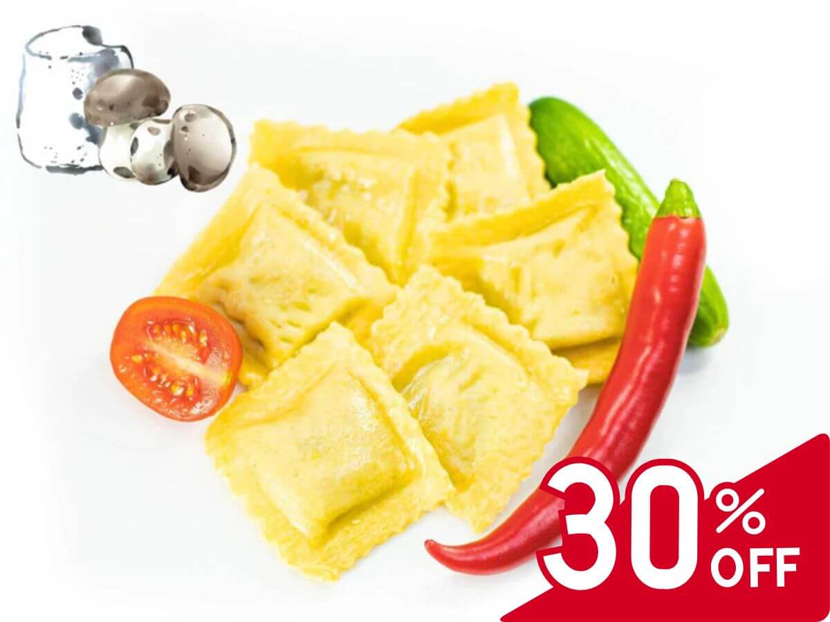 Agnolotti mit Champignon- & Mascarpone-Füllung, 500g